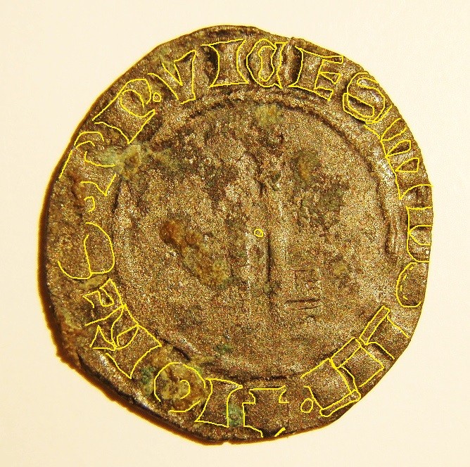 Billon  JEAN XXIII  Antipape de 1410 à 1415 Avers111