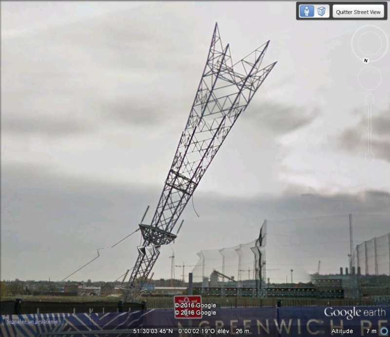 Enfin visible sur GE : A Bullet From A Shooting Star" - Greenwich Peninsula - Londres - uk A16