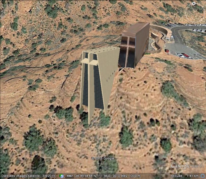 La surprenante Chapelle Sainte-Croix - Sedona - Arizona - USA V12