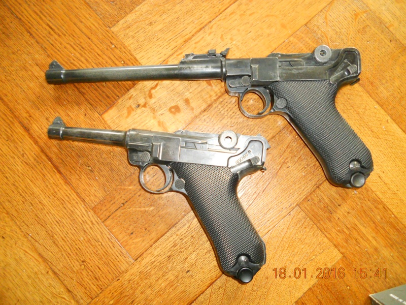 Décapage, polissage, bleuissage "Zamac" et Aluminium (GSG 92 et airsoft P08 Luger) Dscn4711