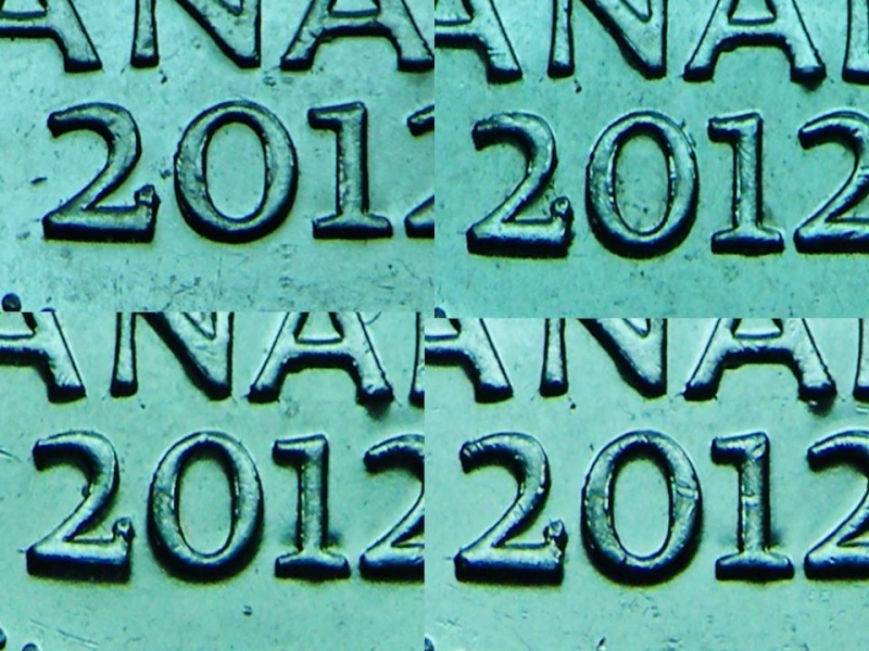 2012 - Éclat de Coin, "2" Carré (Die Chip, Square "2") 5_cent10