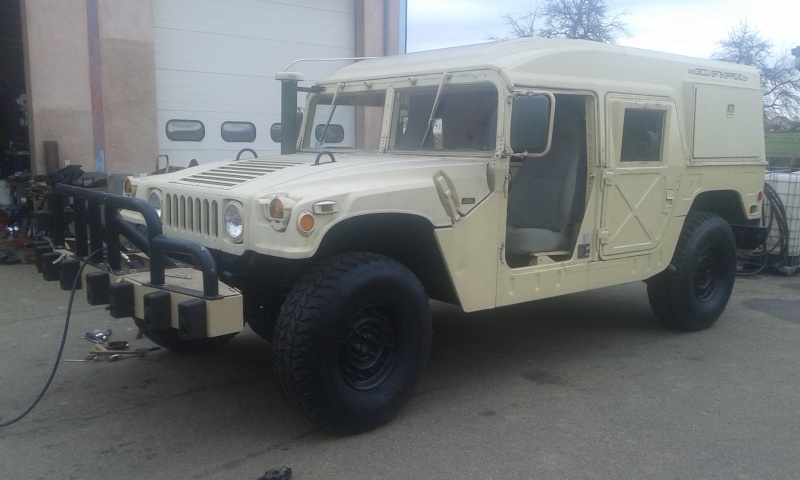 Au revoir Ma minimoke, adieu des casques de scaphandriers :2USA+2FRancais+1Italien,Bonjour HUMVEE M1097A2Profiler. - Page 2 Photos21