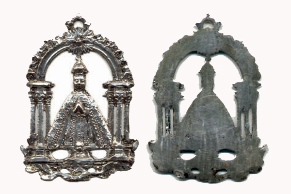 sagrario toledo - Medalla calada Virgen del Sagrario de Toledo s.XVIII (R.M PFV-Sagrario 4) Sagrar11