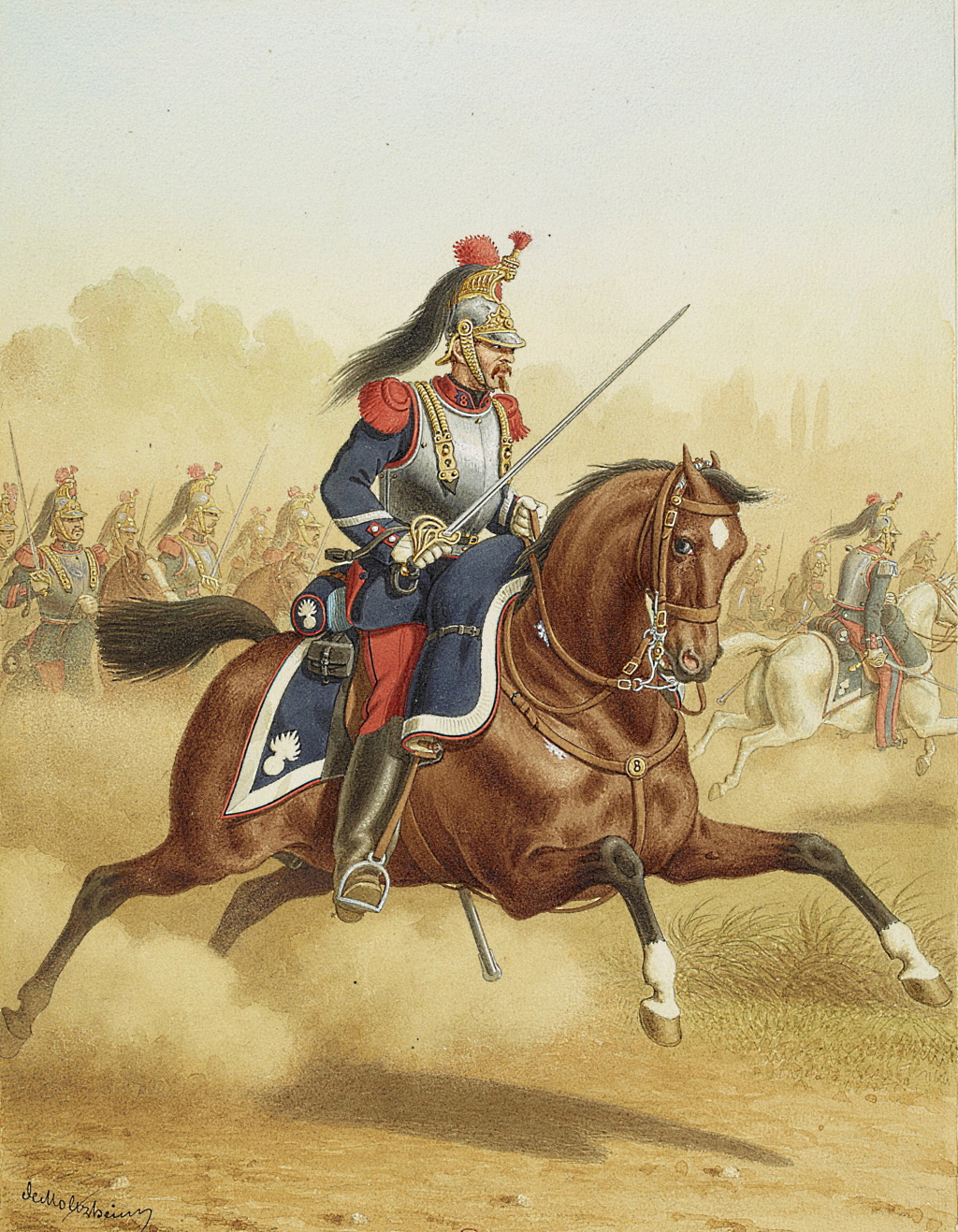 La selle française de cavalerie modèle 1861  0_709c17
