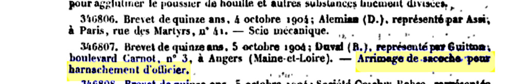 Les sacoches de pommeau des selles d'officier  1905-d10