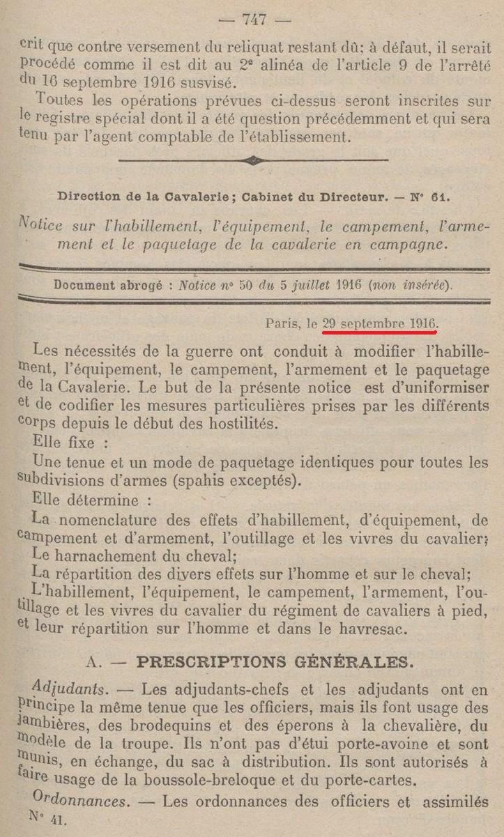 Le pliage du manteau de cavalerie  29_sep13