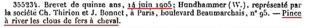 Sacoches et outils des maréchaux ferrants de l'armée (Cavalerie et artillerie)  - Page 3 Bullet31