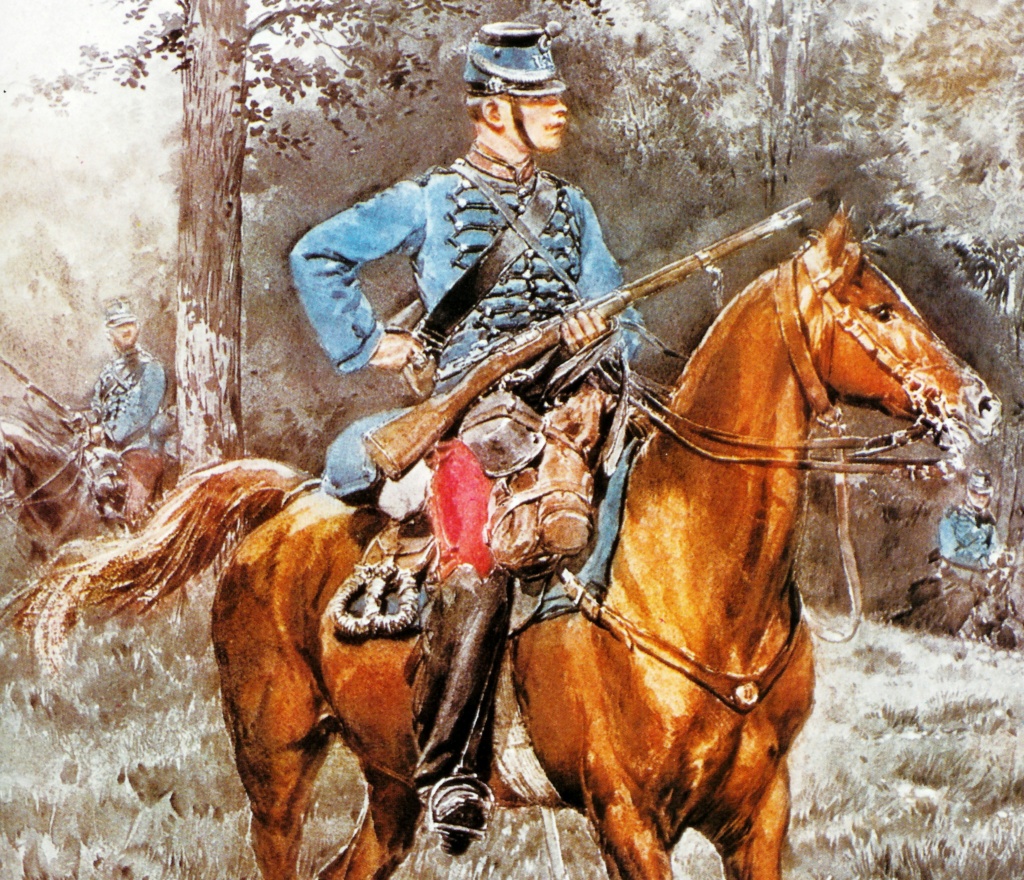 Les couvertures de cavalerie (légère et lourde)   Chasse31