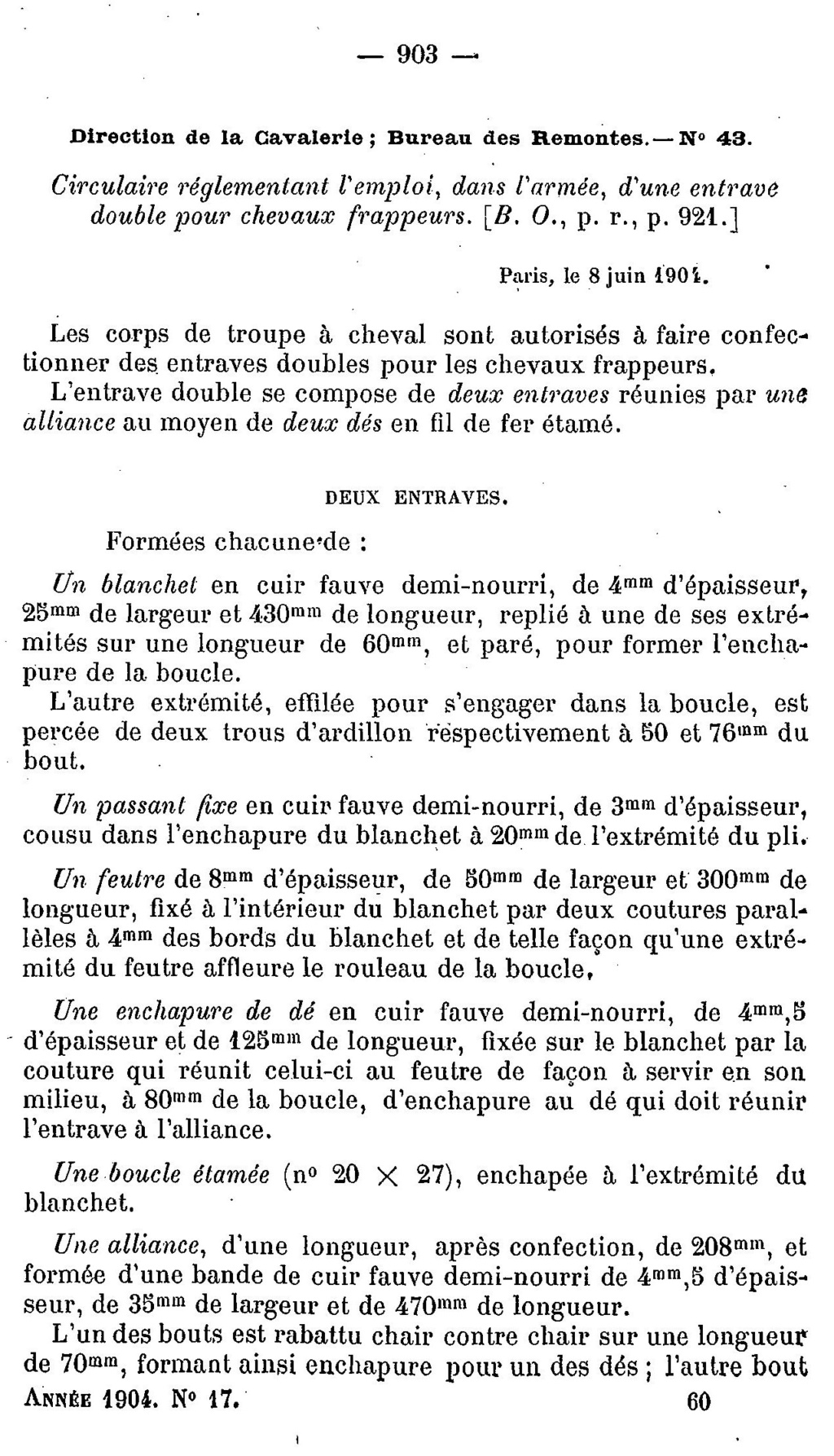 Les entraves/moyens d'attache des chevaux au bivouac  Journa52