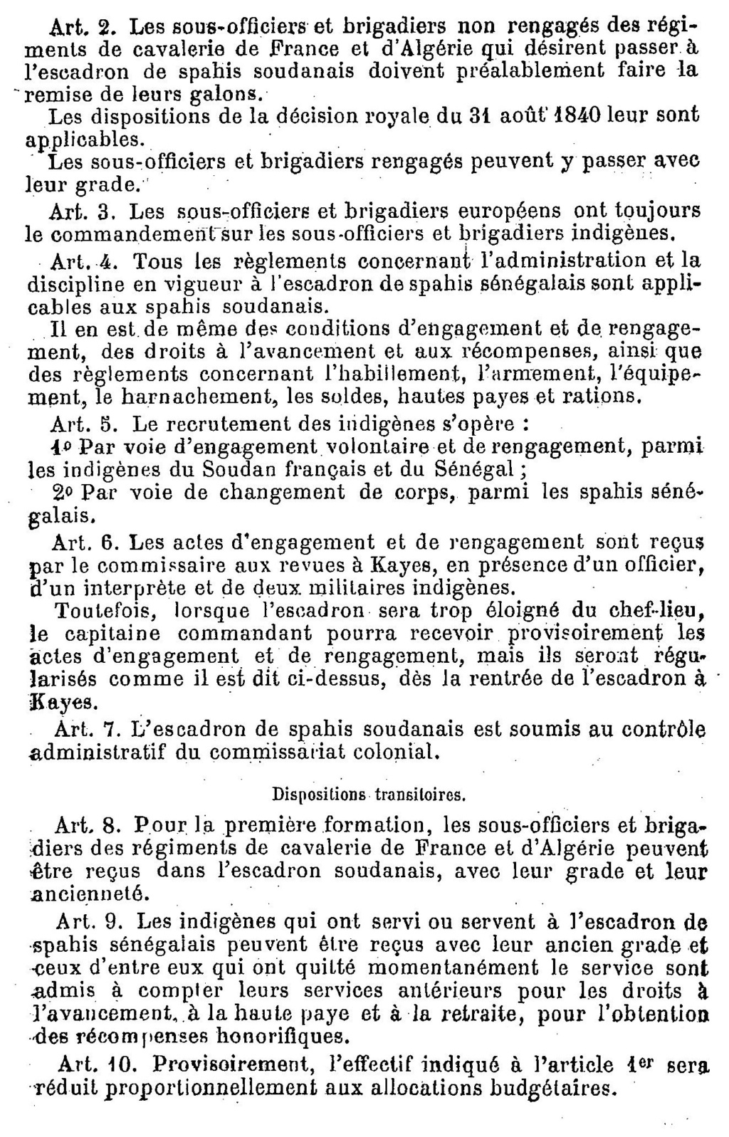 Dossier général : les spahis  - Page 3 Journa62