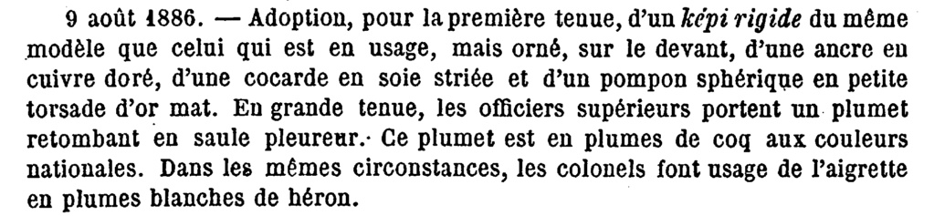 Les képis de grande tenue des officiers et adjudants français Le_liv12
