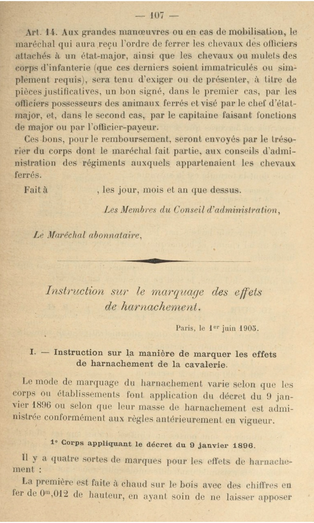 Les couvertures de cavalerie (légère et lourde)   Marqua44