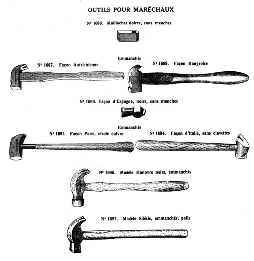 Sacoches et outils des maréchaux ferrants de l'armée (Cavalerie et artillerie)  - Page 2 Ob_56711