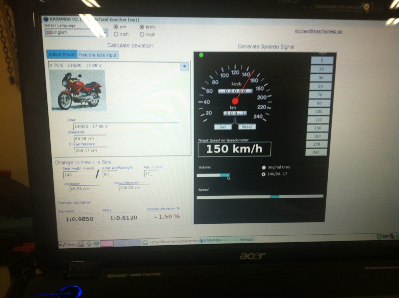 Karamba speedometer calibration program - Page 2 Image46