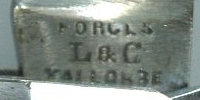 La marque "FORGES L+C VALLORBE 1890_f10