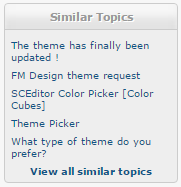 [DEMO] Widget : Similar Topics Captur10