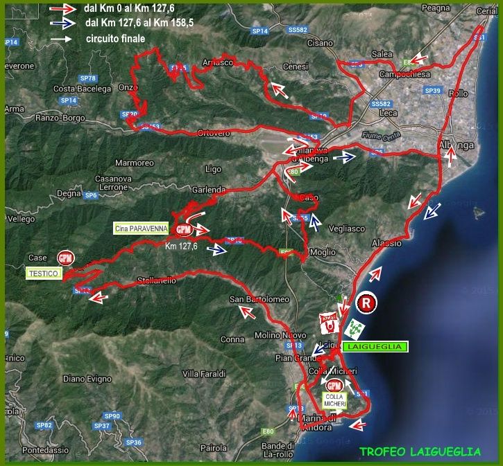 planimetria 2016 » 53rd Trofeo Laigueglia (1.HC) » Laigueglia › Laigueglia (192.5 km)