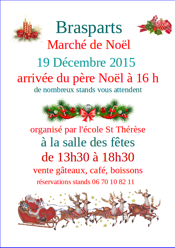 Marché de Noël le 19 décembre Affich10