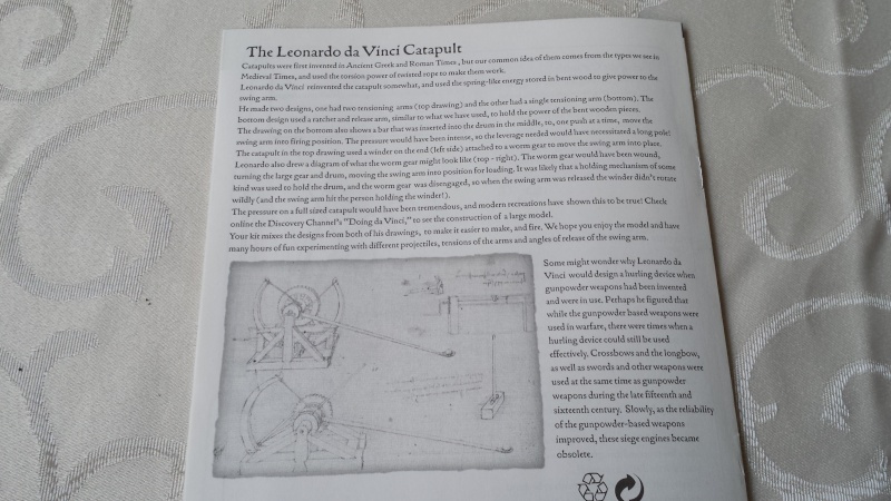 Leonardo Da Vinci - Da Vinci Catapult 20160118