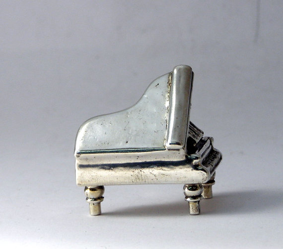 Mallette de peinture miniature en métal argenté Argent11