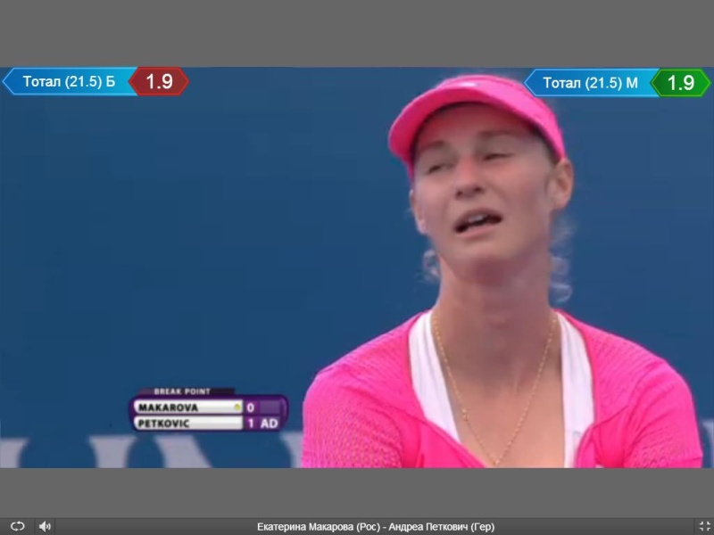 Tennis. WTA. Brisbane Ekaterina Makarova (Russia) - Andrea Petkovic (Germany) (01/06/2016) Result: 0: 2 (5: 7, 4: 6) Makaro12