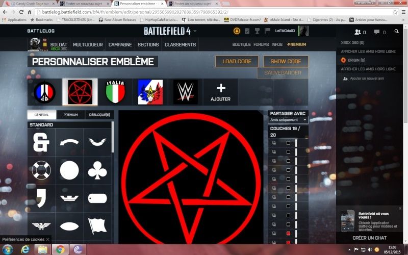 Comment ajouté et appliquer un embleme sur Battlelog. Emblem10