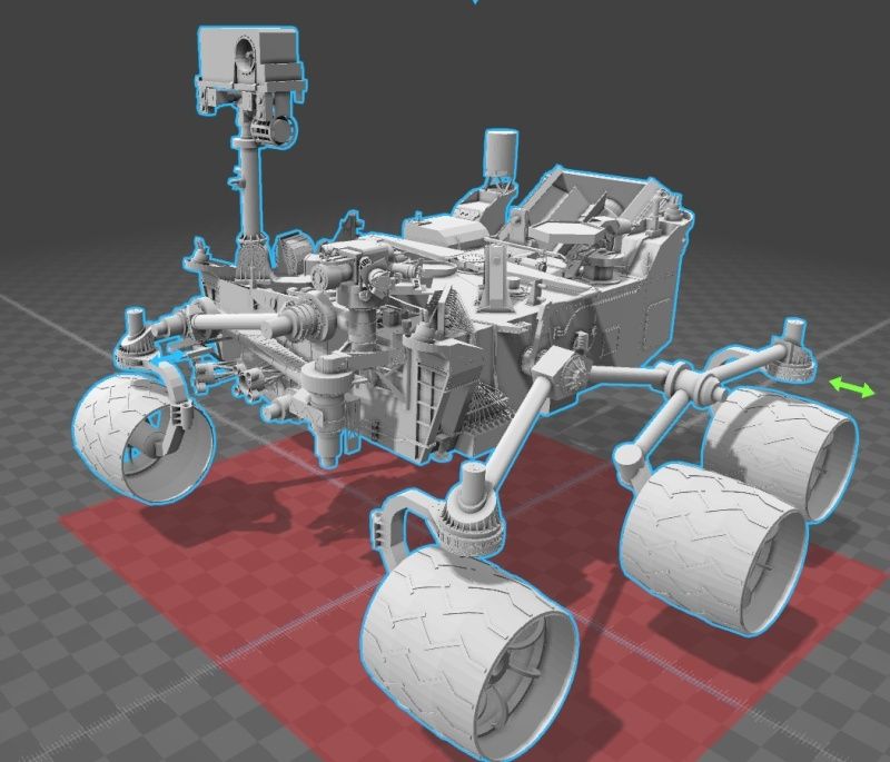 Modello 3D di Curiosity Immagi10