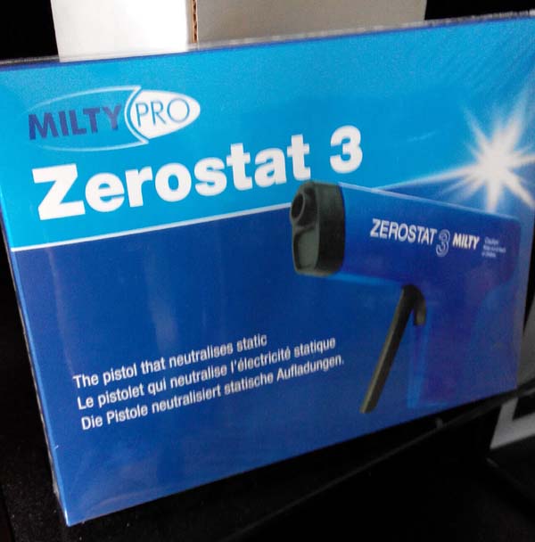 Milty Pro Zerostat 3  - Static Neutralizer, Anti Static for Vinyl, CD. Milty11