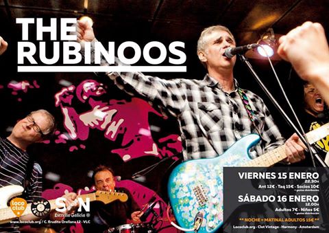 THE RUBINOOS-VIERNES 15 DE ENERO,LOCO CLUB 12341511