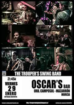 TROUPERS SWING BAND OSCAR'S BAR.29 ENERO.MAZARRON MURCIA 12642410