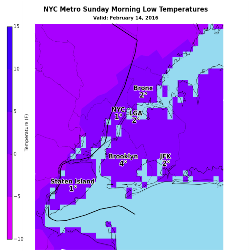 Valentine's Day 2016. NYC first sub zero in 22 years Nyc_su10