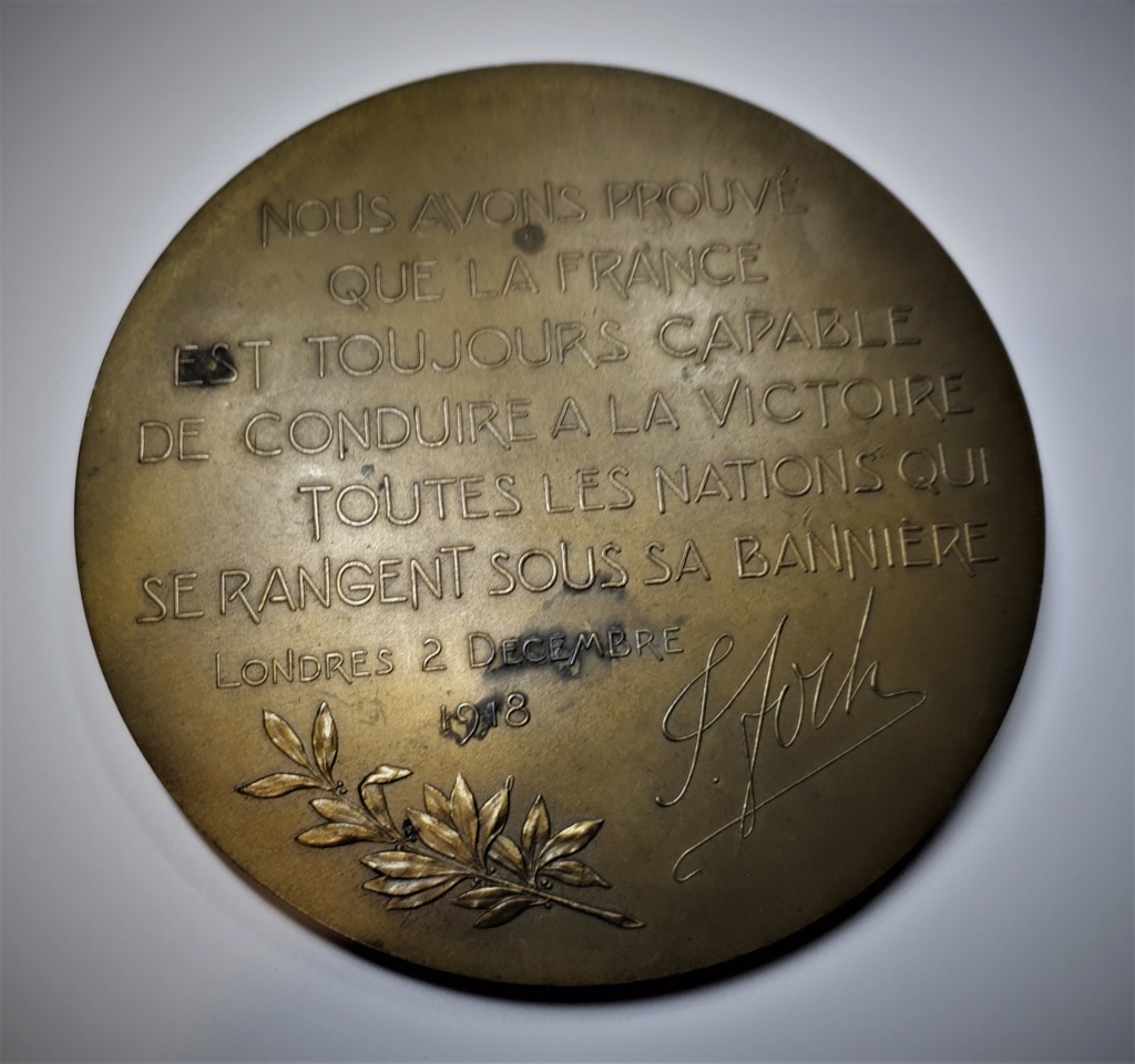 Médaille Maréchal Foch Auguste Maillard 20191012