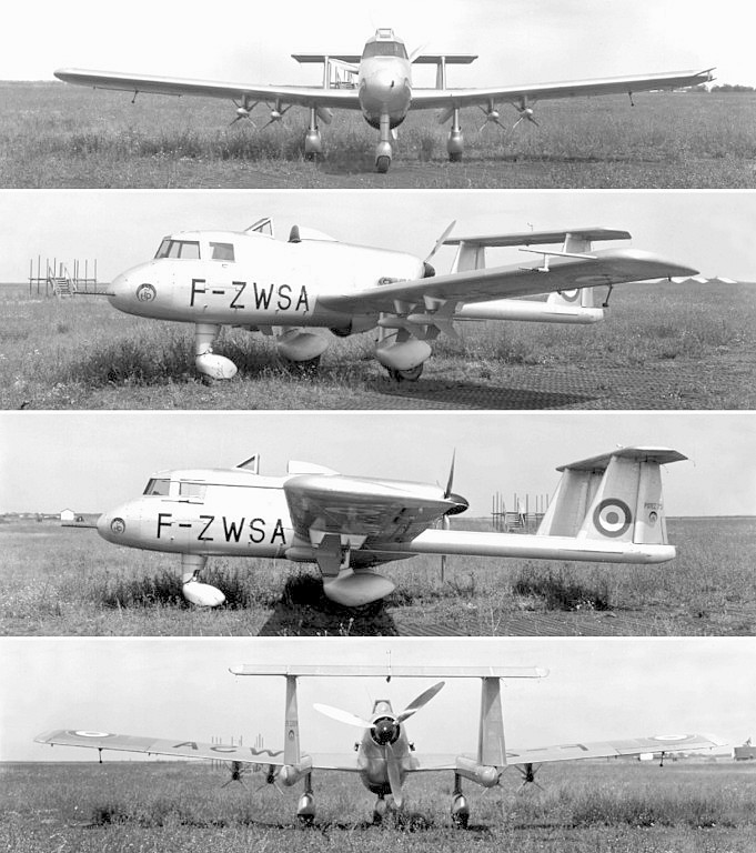 POTEZ - POTEZ 75 - Prototype d'avion d'attaque au sol (1953-1958) - Kit Akatombo au 1/72  162_co10