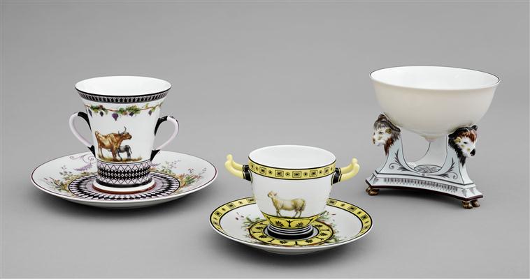 Rambouillet - Service de Marie-Antoinette pour Rambouillet en porcelaine de Sèvres 15-61110