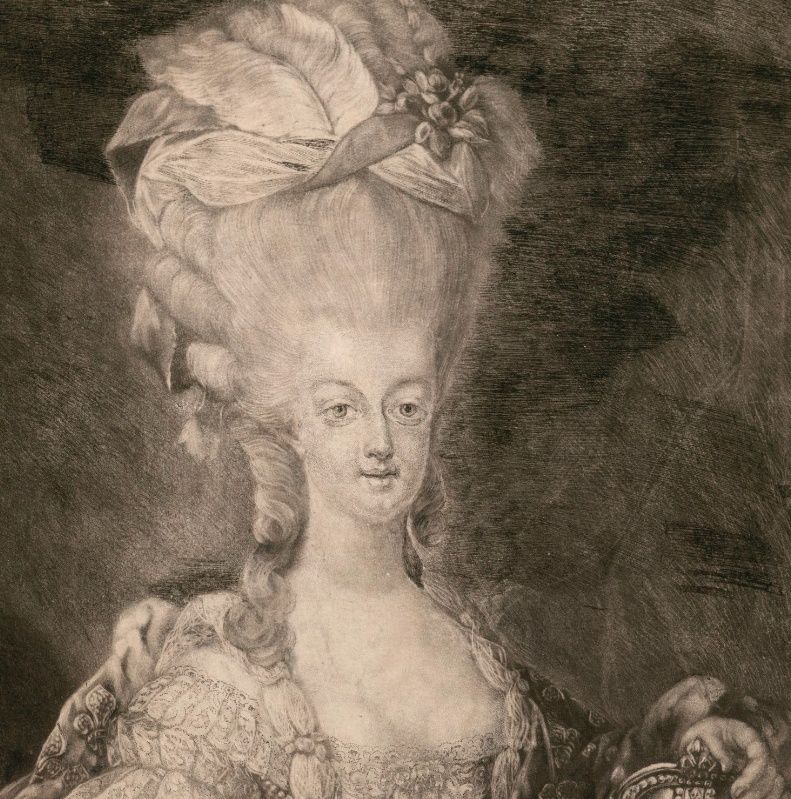 Marie-Antoinette en grand habit de cour (1775), par et d'après Jean-Baptiste-André Gautier Dagoty Captur52