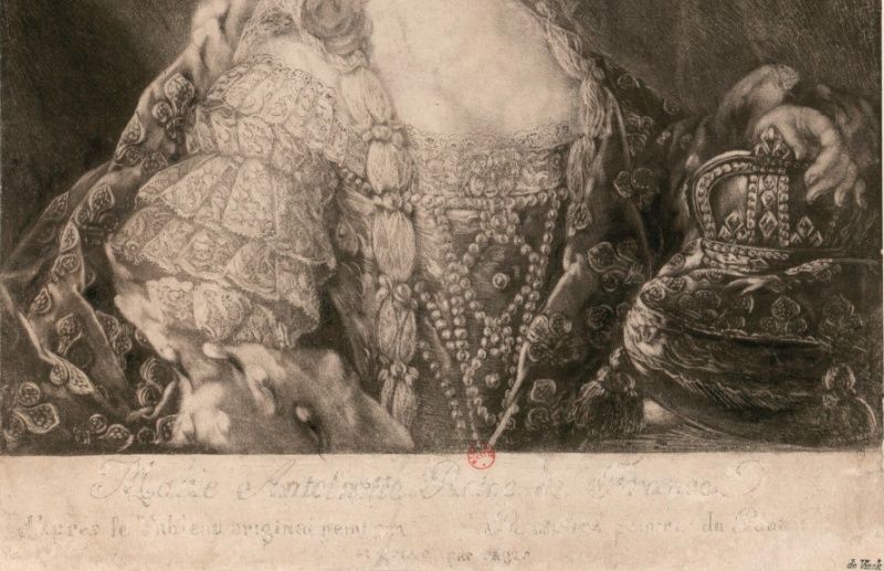Marie-Antoinette en grand habit de cour (1775), par et d'après Jean-Baptiste-André Gautier Dagoty Captur53