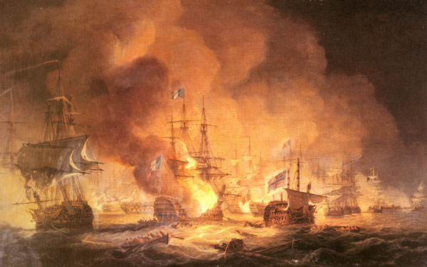 La bataille d'Aboukir, et la destruction du navire français L'Orient Luny_t10