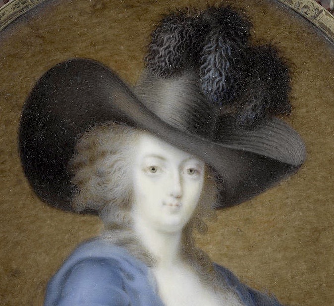 Portrait en miniature de Marie-Antoinette par Bourdieu ou Bourdier (fils) ? Miniat11