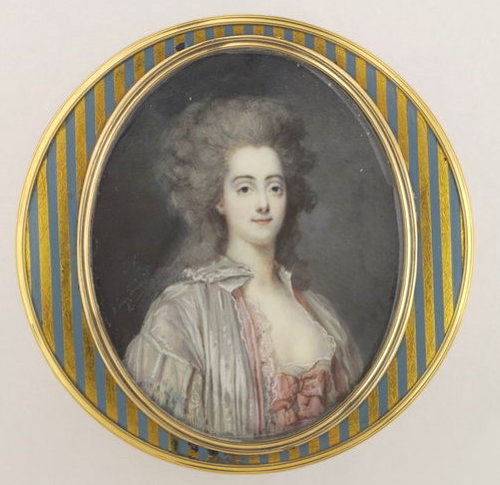 Portraits en miniature de Marie-Antoinette par Pierre Noël Violet et Francesco Bartolozzi  Pierre12
