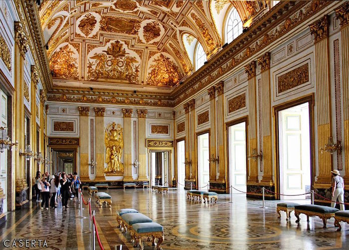 Marie-Caroline à Naples : le Palais Royal de Caserte Sala-t10