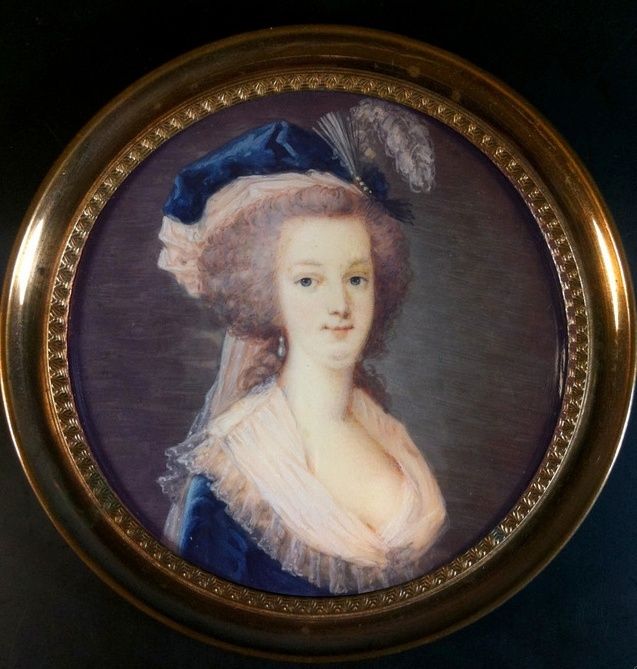 Marie Antoinette, portraits d'après Elisabeth Vigée Lebrun  1788-m10