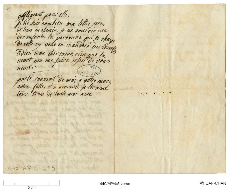 Lettres de Marie Antoinette à Madame de Polignac 51_44010