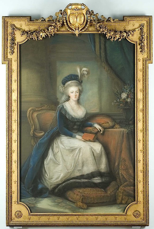 Marie Antoinette, portraits d'après Elisabeth Vigée Lebrun  Marier10
