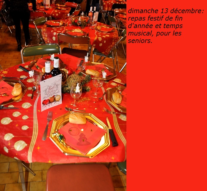 dimanche 13 décembre: repas festif de fin d'année et temps musical, pour les seniors La Chapelle sous brancion Photo_10