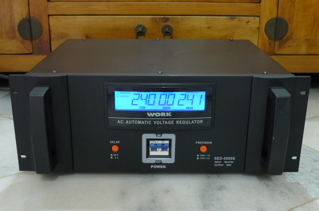 WORK AC Automatic Voltage Regulator SED-5000S (Used) SOLD P1110117