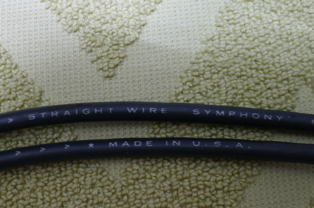 Straight Wire Symphony Interconnect Cable, 1m (Used) SOLD P1110224