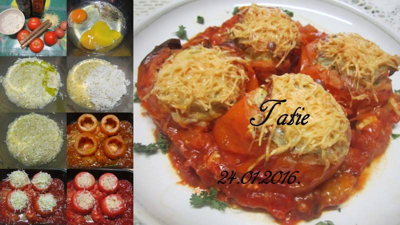 Tomates farcies en omelette. 12642610