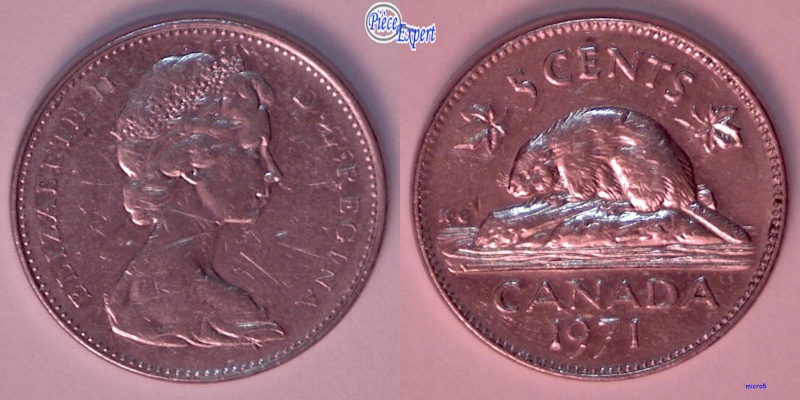 1971 - Coin Obturé sur G d.G.r 5_cent65