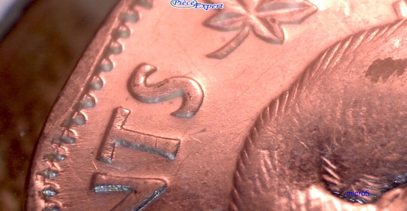 1954 - Éclats de Coin # 1 sur le 5 de Cents (Die Chip) Cpe_i142