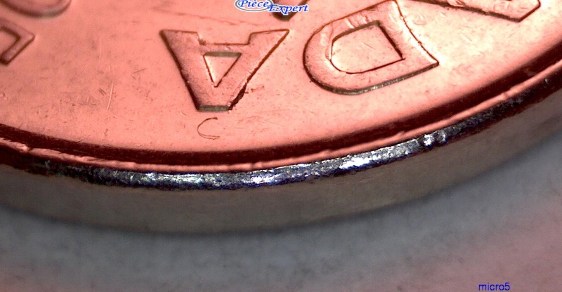 2005P - V, Éclat de Coin "A" canadA (Die Chip) Cpe_im53